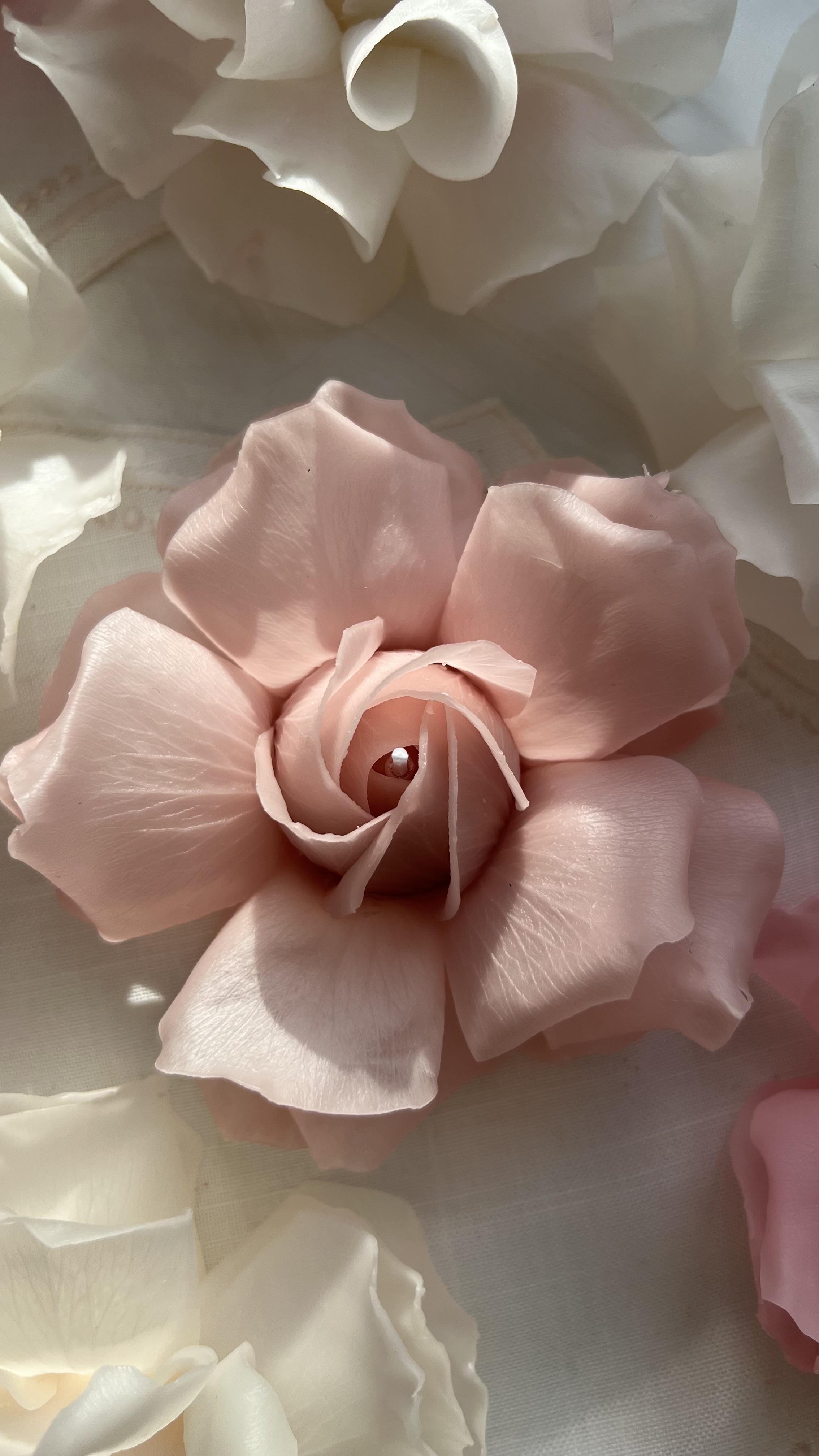 Kerze Französische Rose